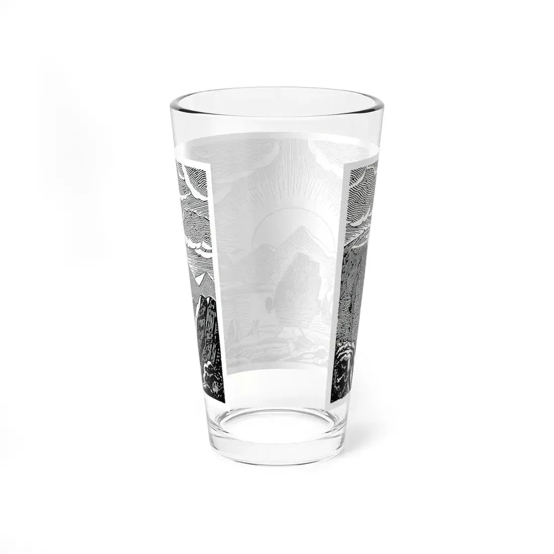 Illustration by Rockwell Kent, 1927 (1) - Pint Glass 16oz - Go Mug Yourself