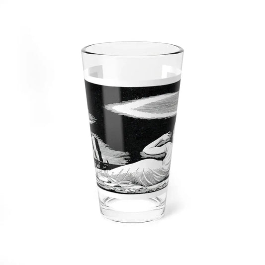 Illustration by Rockwell Kent, 1927 (3) - Pint Glass 16oz 16oz - Go Mug Yourself