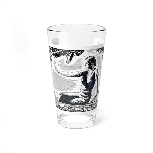 Illustration by Rockwell Kent, 1927 (4) - Pint Glass 16oz 16oz - Go Mug Yourself