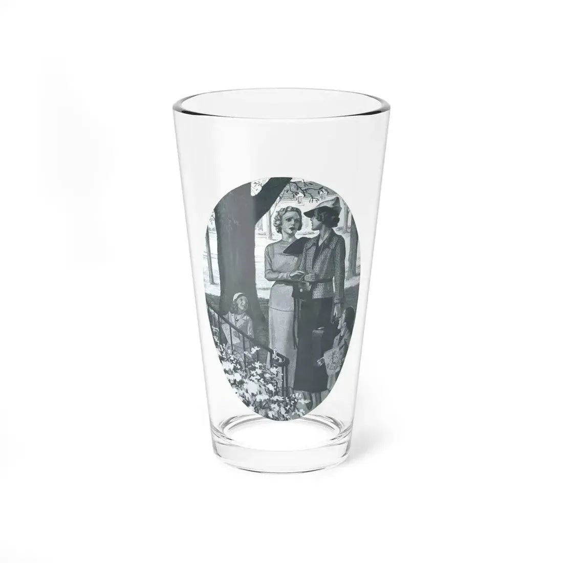 Illustration by Seymour Ball, 1935 - Pint Glass 16oz 16oz - Go Mug Yourself