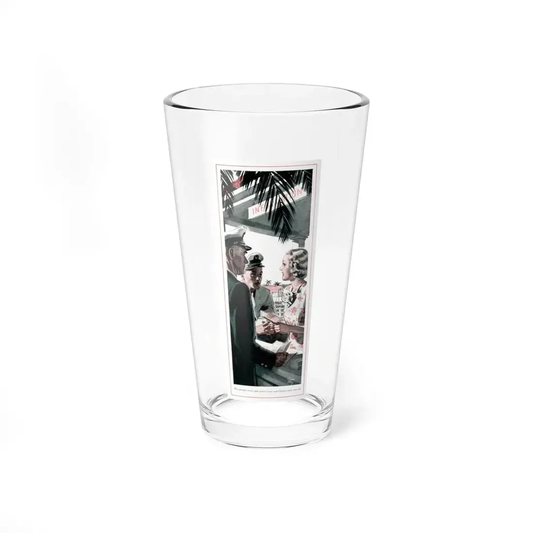 Illustration by Seymour Ball, 1936 - Pint Glass 16oz 16oz - Go Mug Yourself
