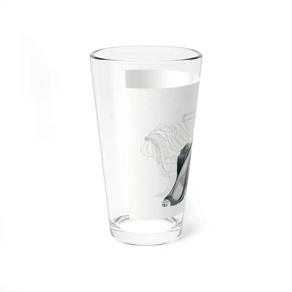 Illustration for a Prom Program - Pint Glass 16oz - Go Mug Yourself
