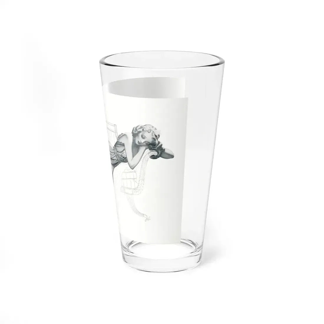 Illustration for a Prom Program - Pint Glass 16oz - Go Mug Yourself