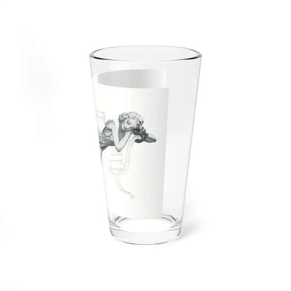 Illustration for a Prom Program - Pint Glass 16oz - Go Mug Yourself