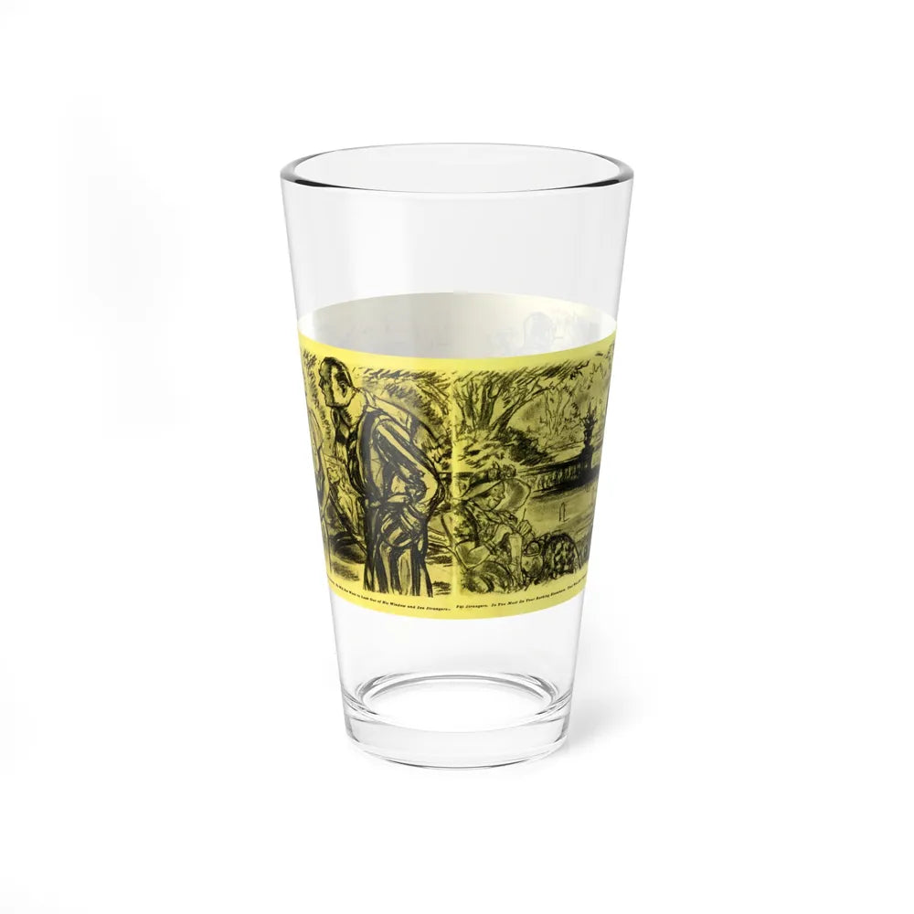 Illustration for the 1937 magazine fiction Summer Moonshine - Pint Glass 16oz-16oz-Go Mug Yourself