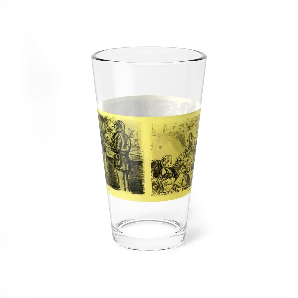 Illustration for the 1937 magazine fiction Summer Moonshine - Pint Glass 16oz-Go Mug Yourself