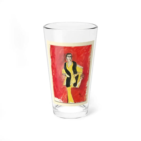 Illustration for Vogue, 1954 (2) - Pint Glass 16oz 16oz - Go Mug Yourself