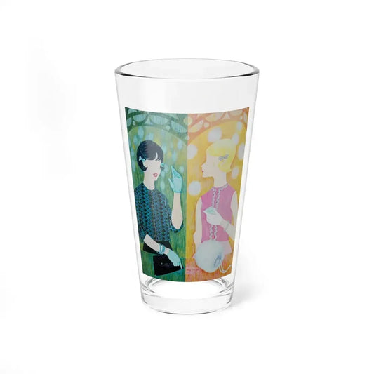 Illustration from Seventeen Magazine, November 1961 (1) - Pint Glass 16oz 16oz - Go Mug Yourself