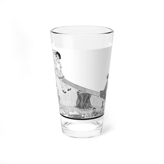 Illustration From The Sketch magazine, 1922 - Pint Glass 16oz-16oz-Go Mug Yourself