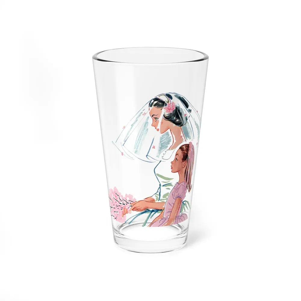 Illustration From Woman magazine, 1957 - Pint Glass 16oz-16oz-Go Mug Yourself