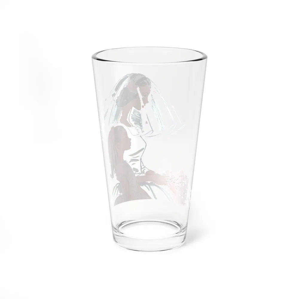 Illustration From Woman magazine, 1957 - Pint Glass 16oz-Go Mug Yourself