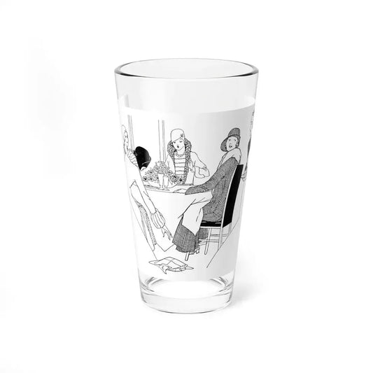 Illustration From Woman's Magazine, 1930 (4) - Pint Glass 16oz 16oz - Go Mug Yourself