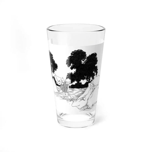 Illustration From Woman's Magazine, 1931 (6) - Pint Glass 16oz 16oz - Go Mug Yourself