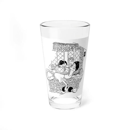 Illustration From Woman's Magazine, 1931 (7) - Pint Glass 16oz 16oz - Go Mug Yourself
