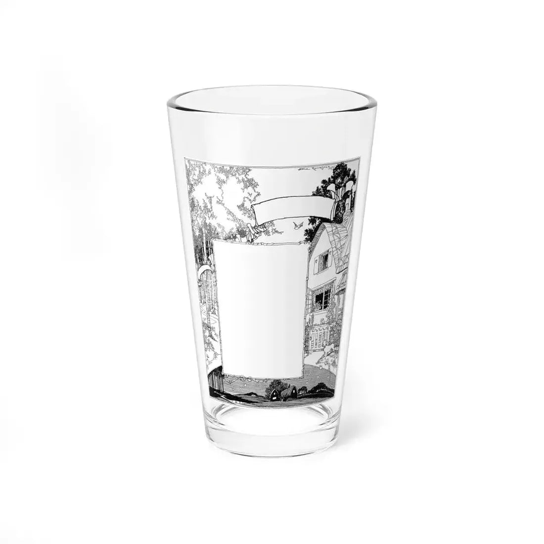 Illustration From Woman's Magazine, 1936 - Pint Glass 16oz 16oz - Go Mug Yourself