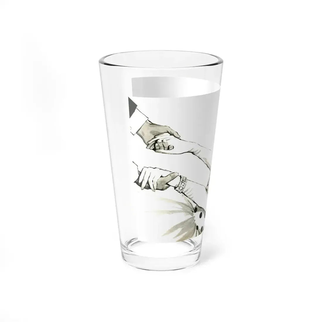 Illustration From Woman's Own magazine, 1959 - Pint Glass 16oz - Go Mug Yourself