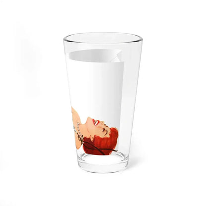 Illustration From Woman's Own magazine, 1959 - Pint Glass 16oz - Go Mug Yourself