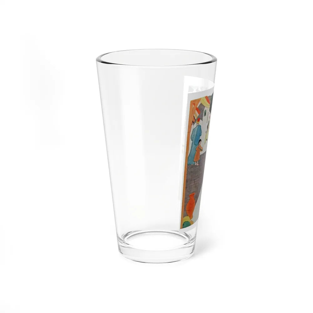 Illustration in 1920s Happy Holiday Stories book (1) - Pint Glass 16oz-Go Mug Yourself