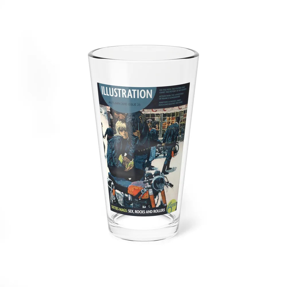 Illustration - Issue 25 - 2010 (1963, Ace Cafe London) - Pint Glass 16oz-16oz-Go Mug Yourself