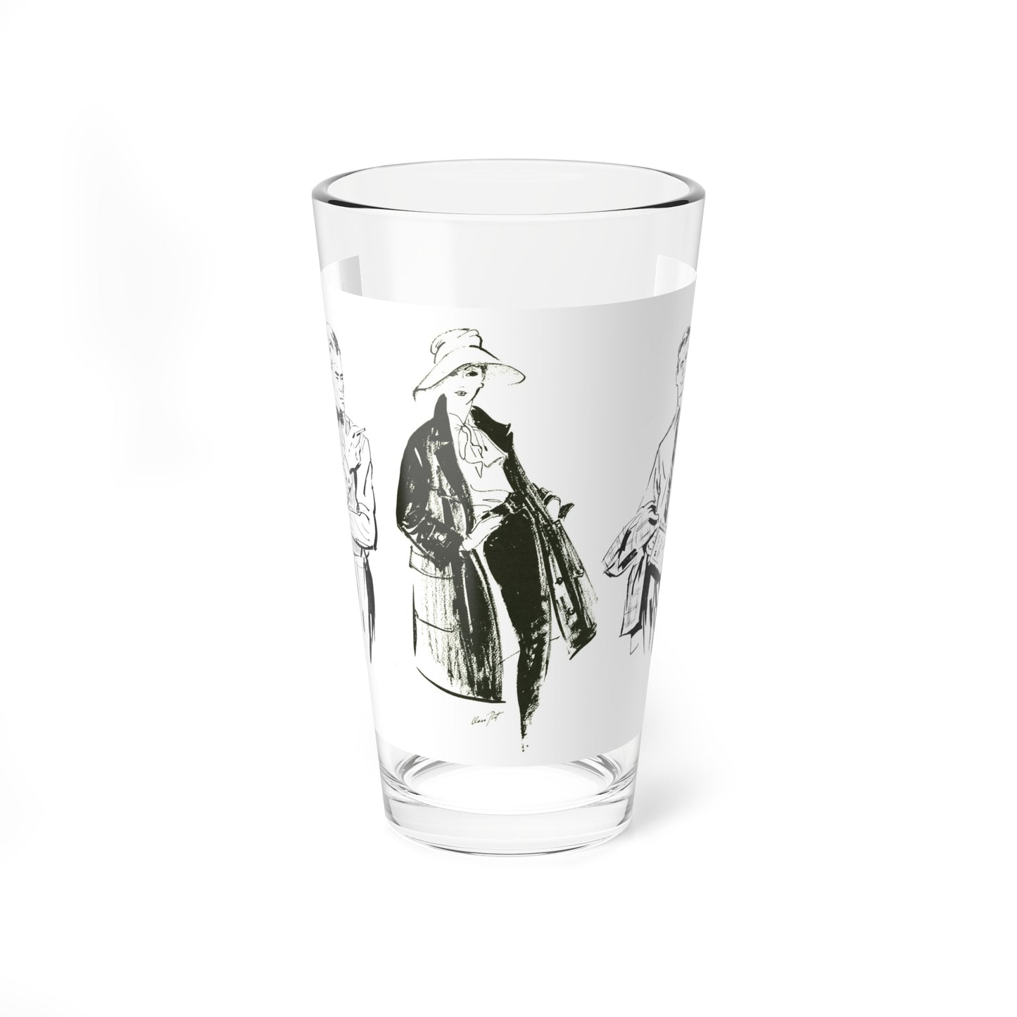 Illustrations, 1957 - Pint Glass 16oz-16oz-Go Mug Yourself