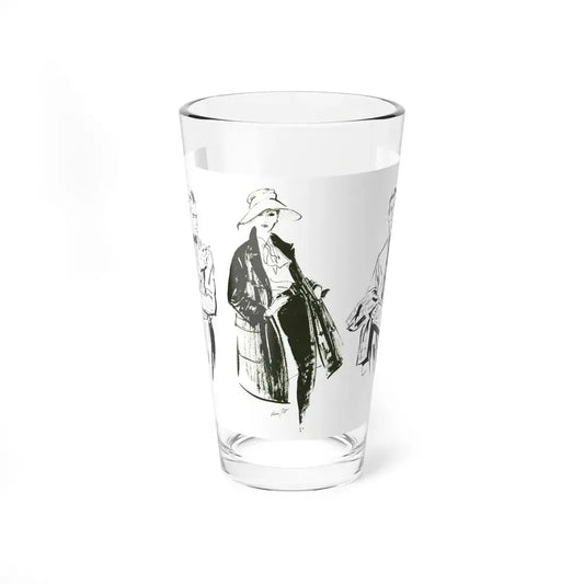 Illustrations, 1957 - Pint Glass 16oz 16oz - Go Mug Yourself