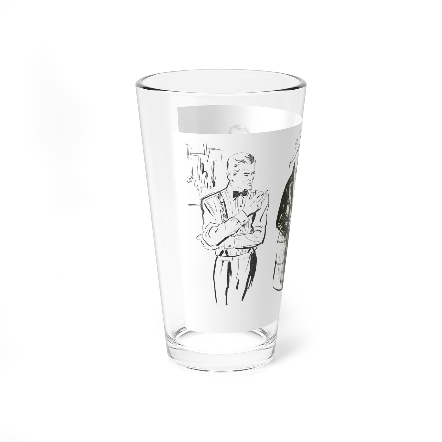 Illustrations, 1957 - Pint Glass 16oz-Go Mug Yourself