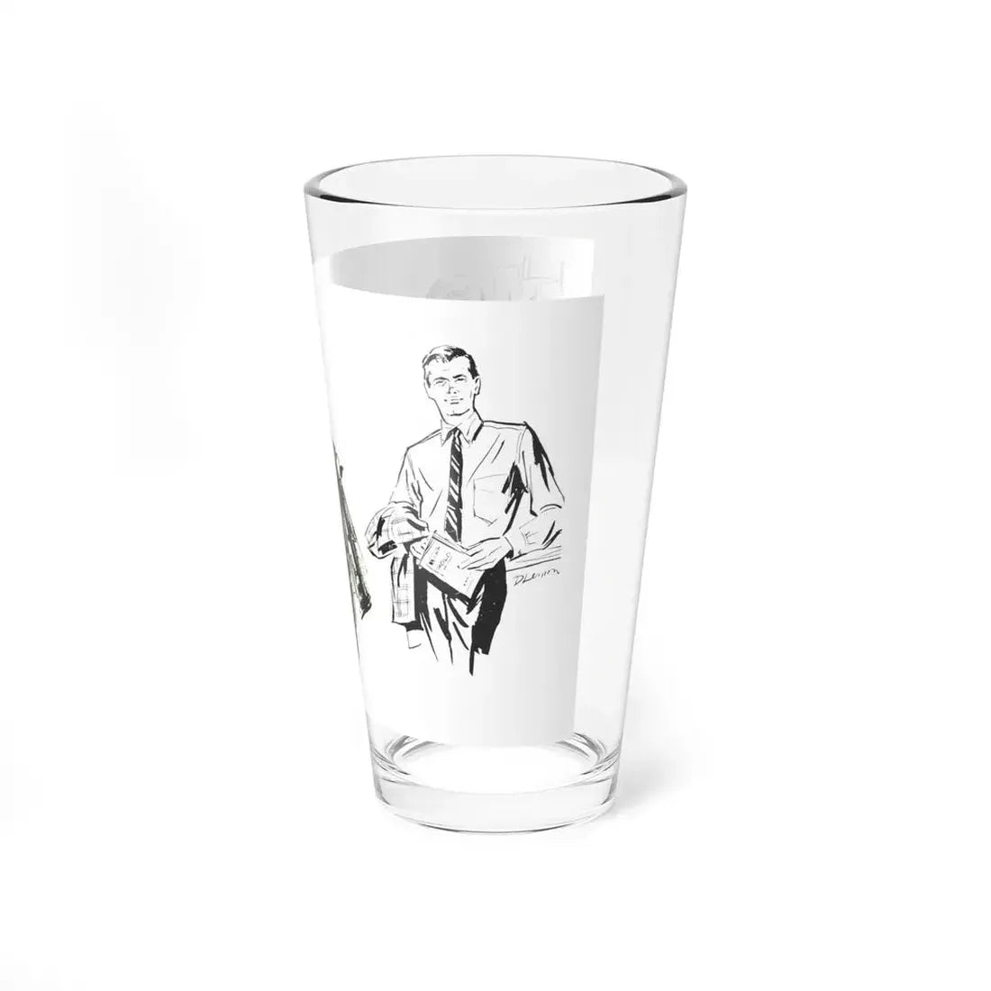 Illustrations, 1957 - Pint Glass 16oz - Go Mug Yourself
