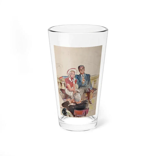 Illustrations (3) - Pint Glass 16oz 16oz - Go Mug Yourself