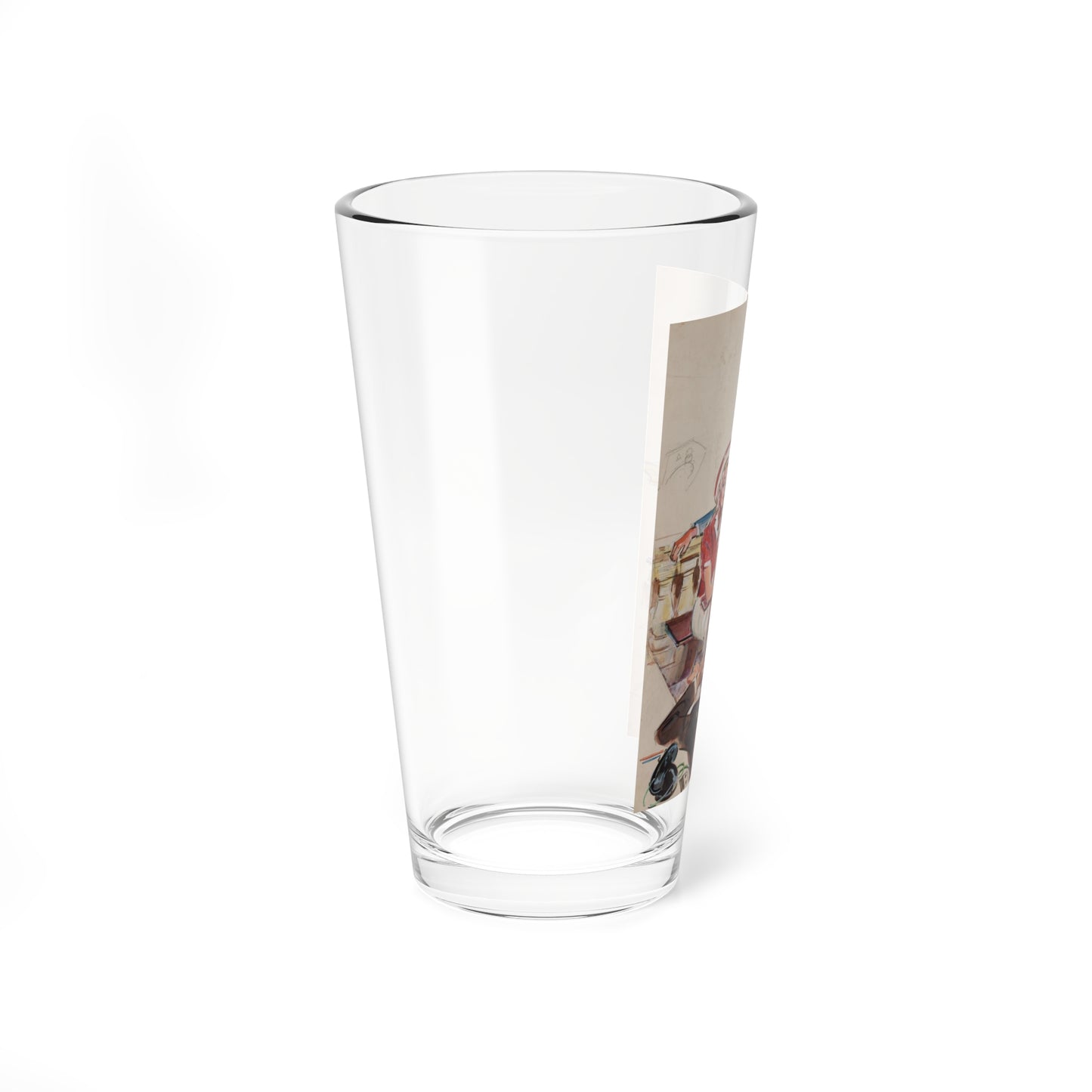 Illustrations (3) - Pint Glass 16oz-Go Mug Yourself