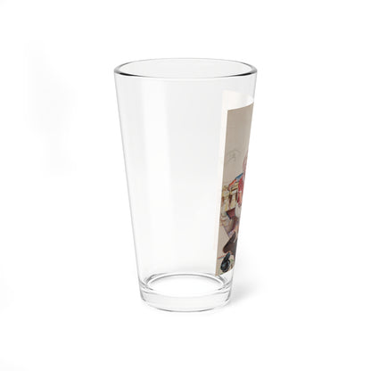 Illustrations (3) - Pint Glass 16oz-Go Mug Yourself