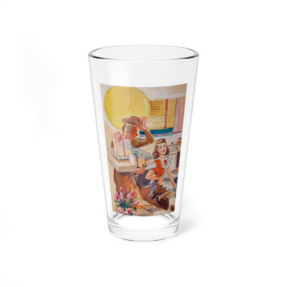 Illustrations (4) - Pint Glass 16oz-16oz-Go Mug Yourself