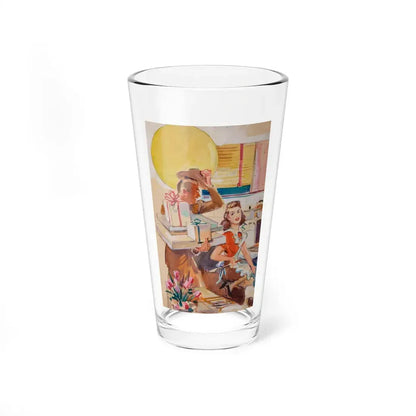 Illustrations (4) - Pint Glass 16oz 16oz - Go Mug Yourself