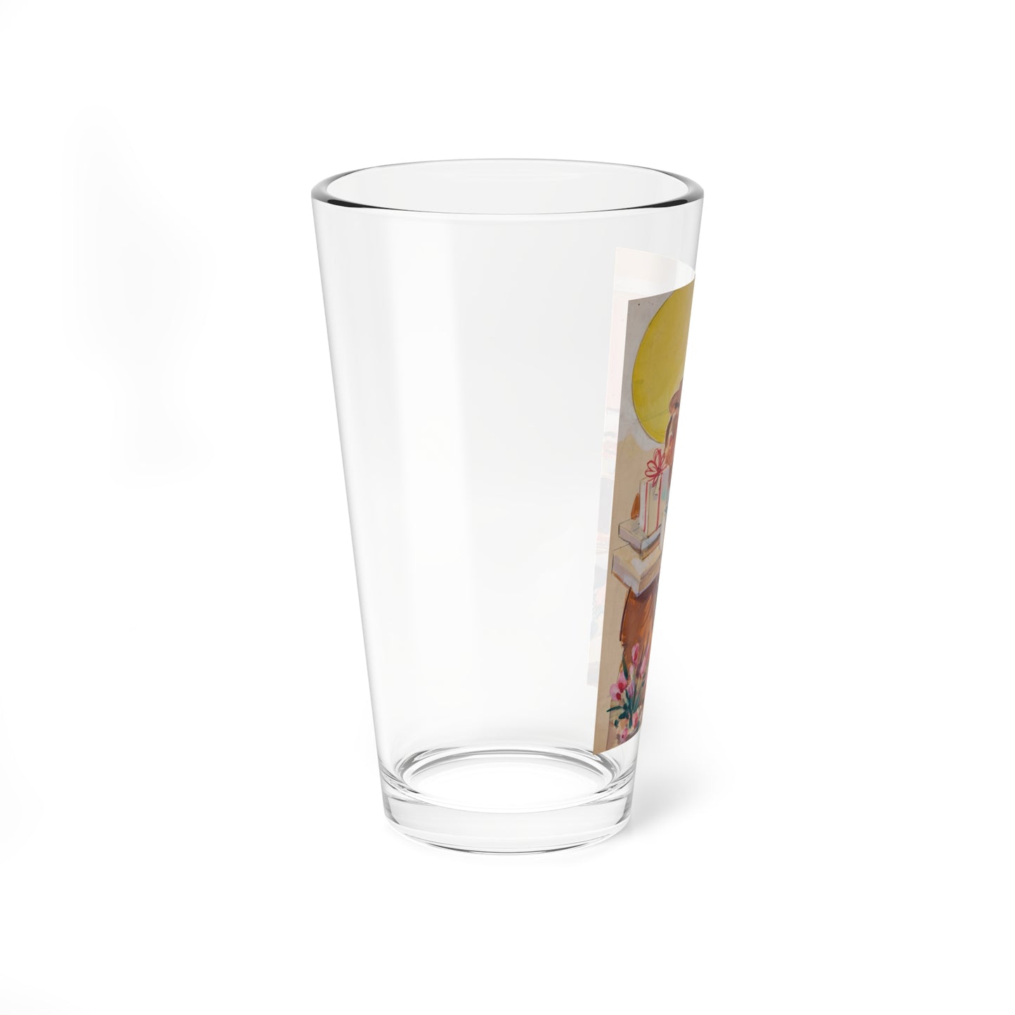 Illustrations (4) - Pint Glass 16oz-Go Mug Yourself