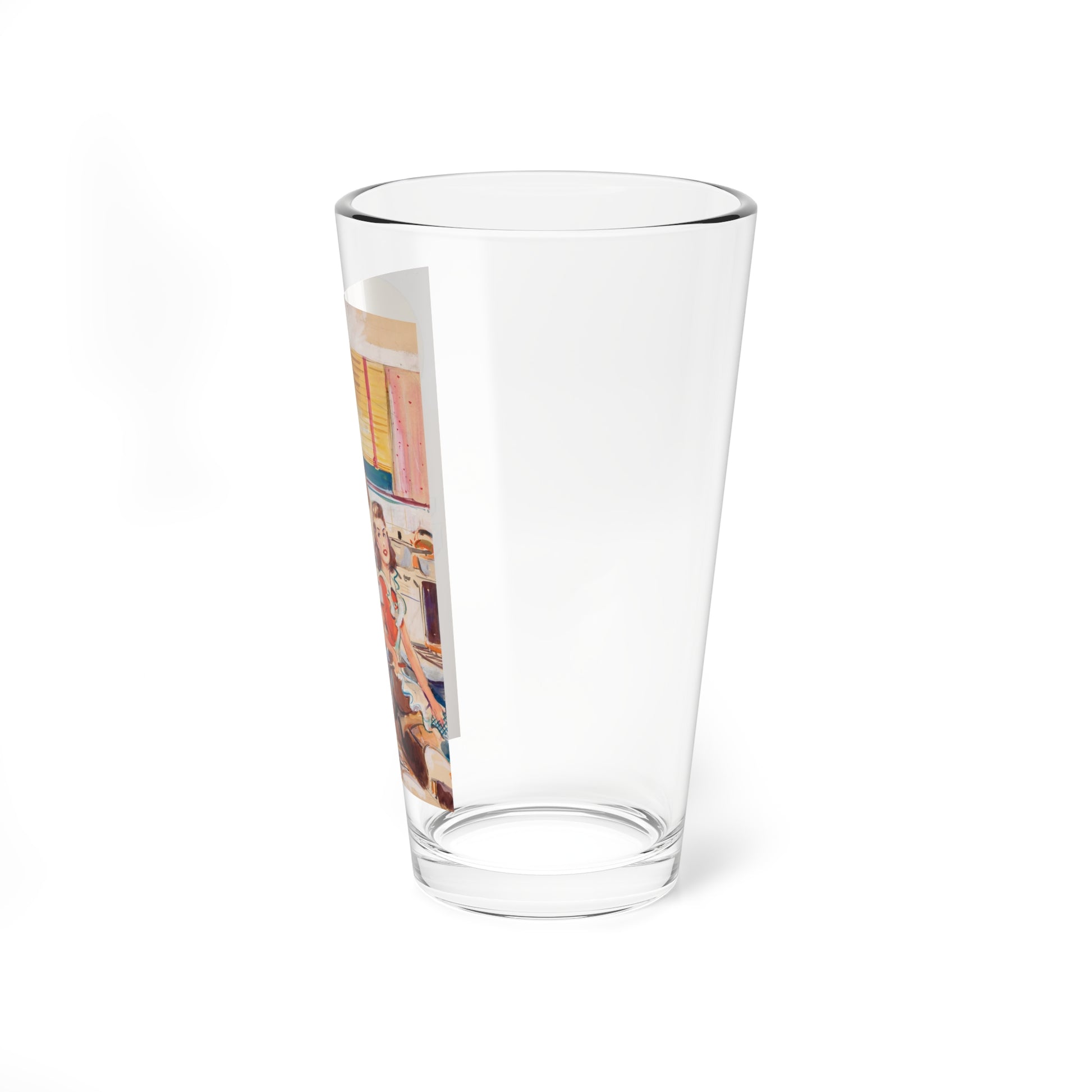 Illustrations (4) - Pint Glass 16oz-Go Mug Yourself