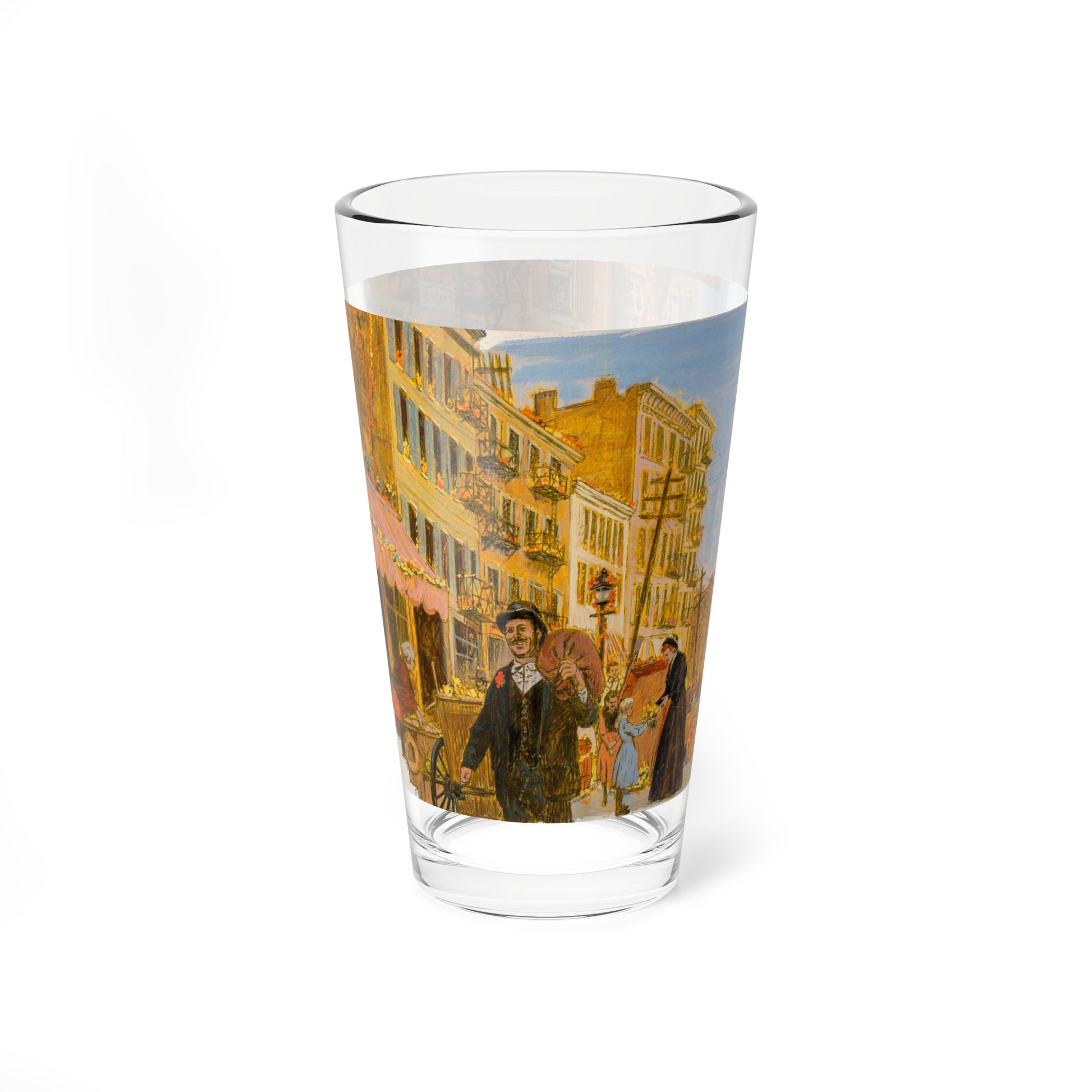 Illustrations (5) - Pint Glass 16oz-Go Mug Yourself