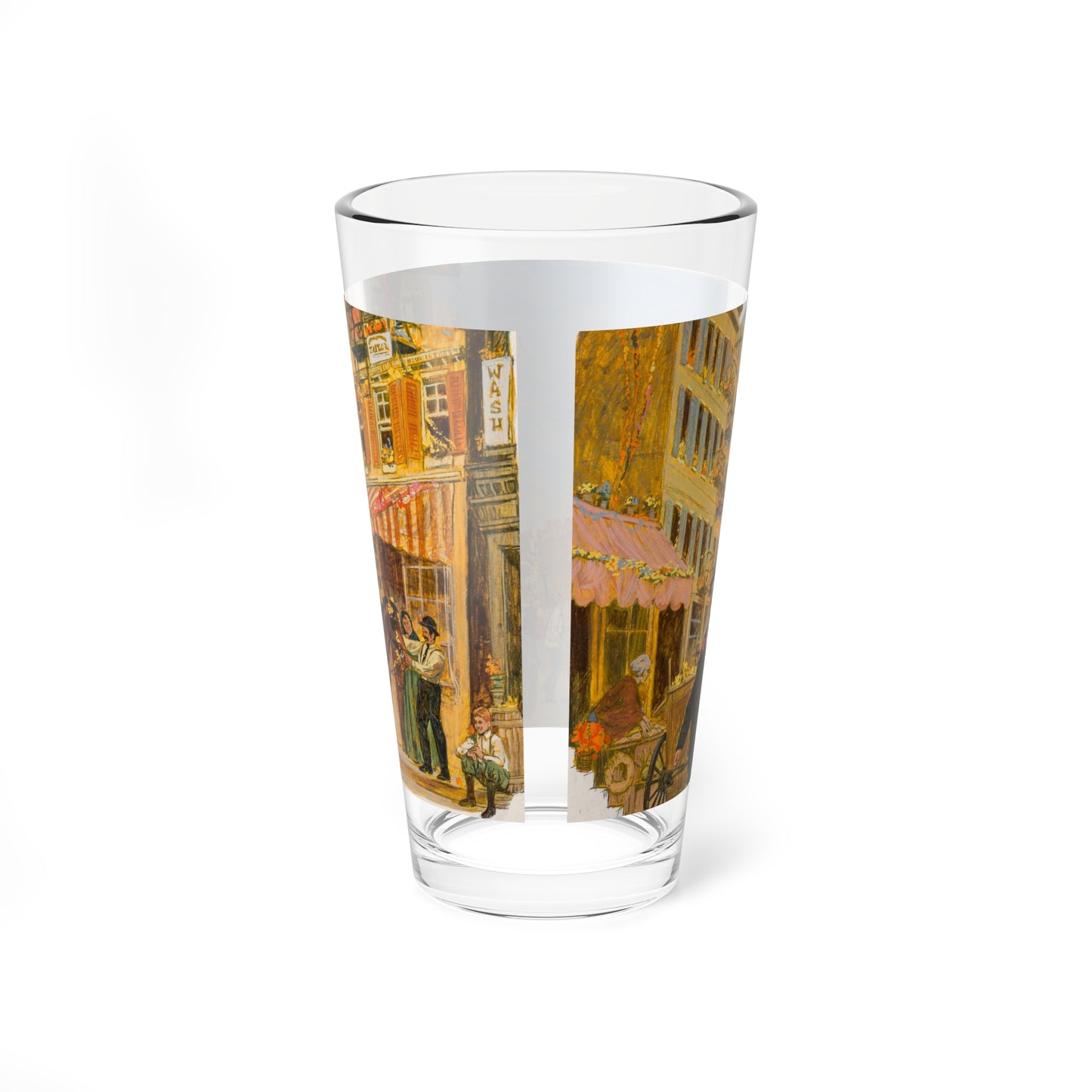 Illustrations (5) - Pint Glass 16oz-Go Mug Yourself