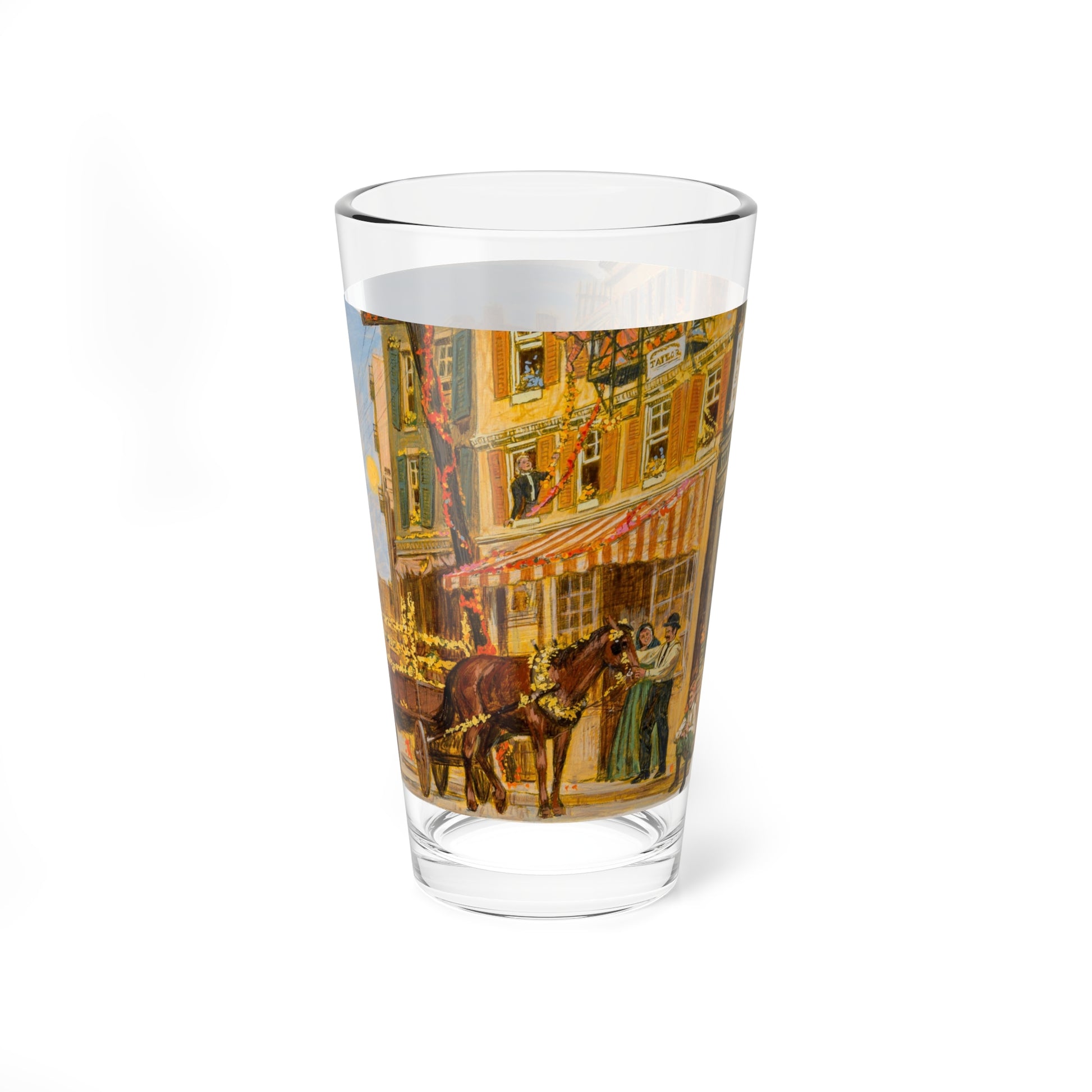 Illustrations (5) - Pint Glass 16oz-Go Mug Yourself