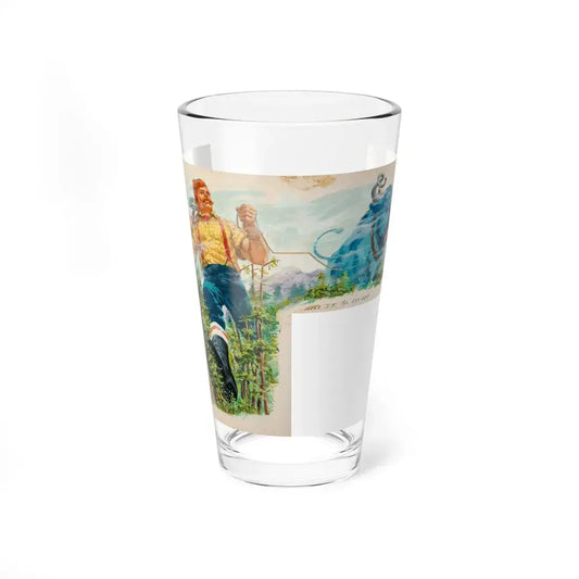 Illustrations (6) - Pint Glass 16oz 16oz - Go Mug Yourself