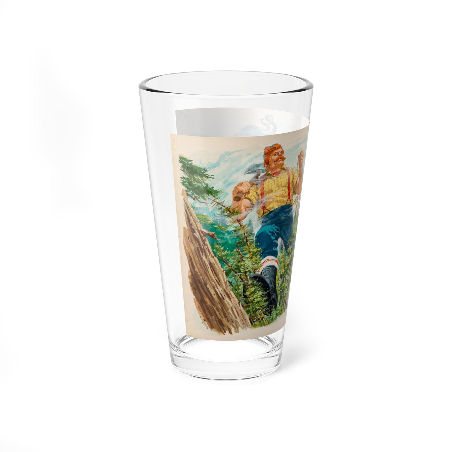 Illustrations (6) - Pint Glass 16oz-Go Mug Yourself