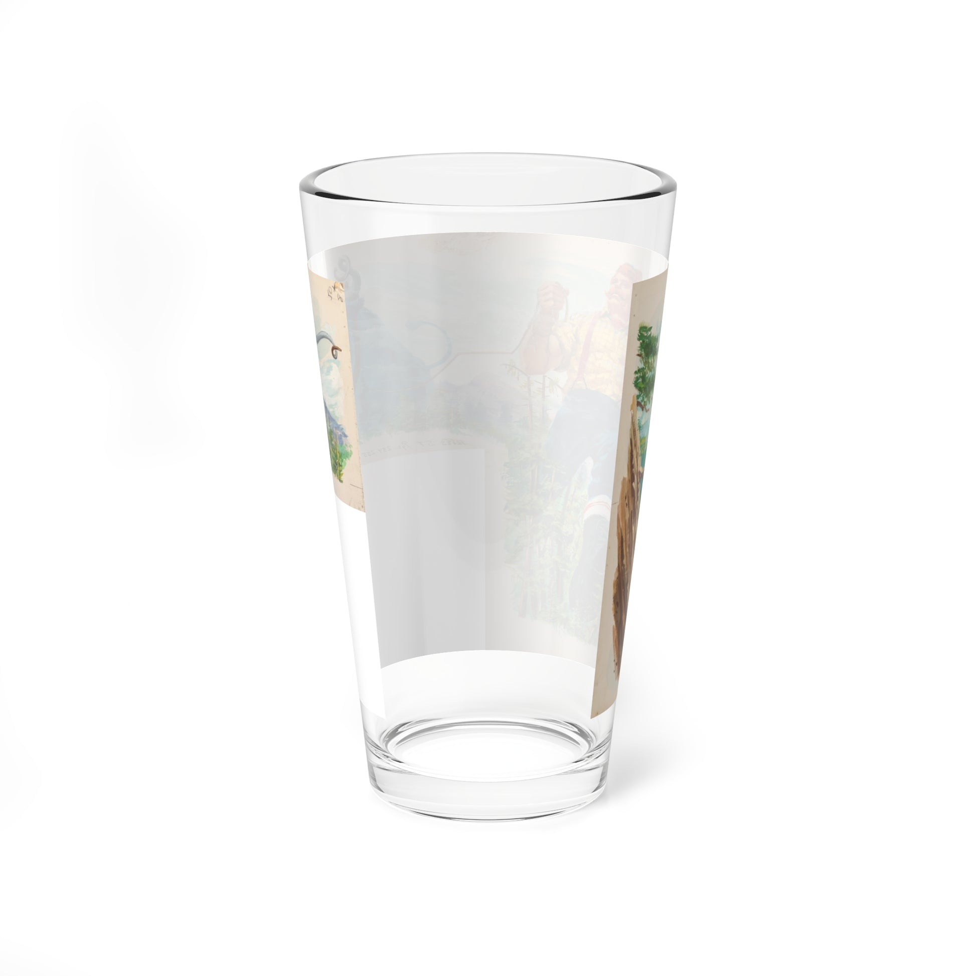 Illustrations (6) - Pint Glass 16oz-Go Mug Yourself