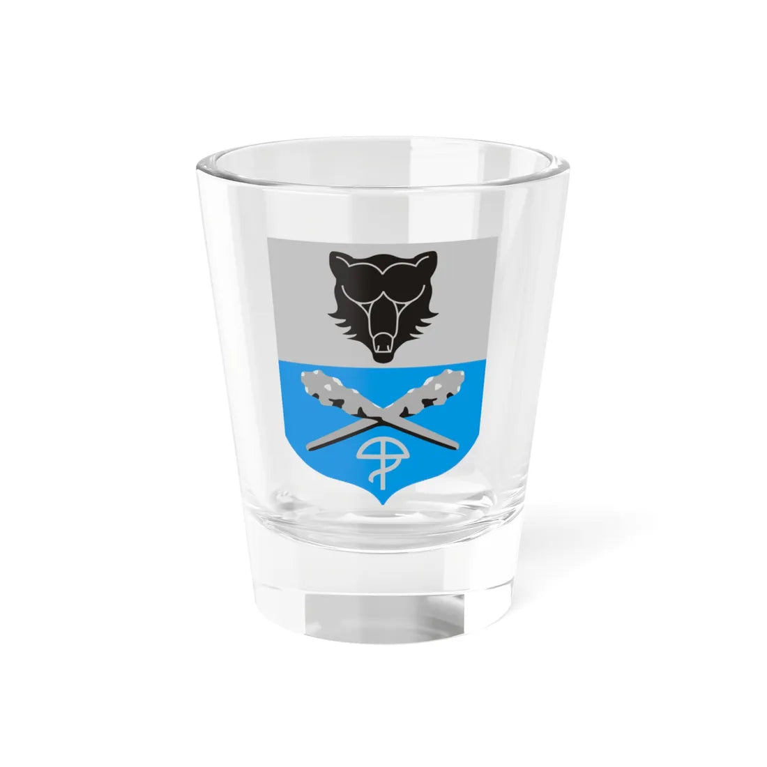 Ilmajoki vaakuna ps (Finland) (Coat of Arms) Shot Glass 1.5oz 1.5oz - Go Mug Yourself