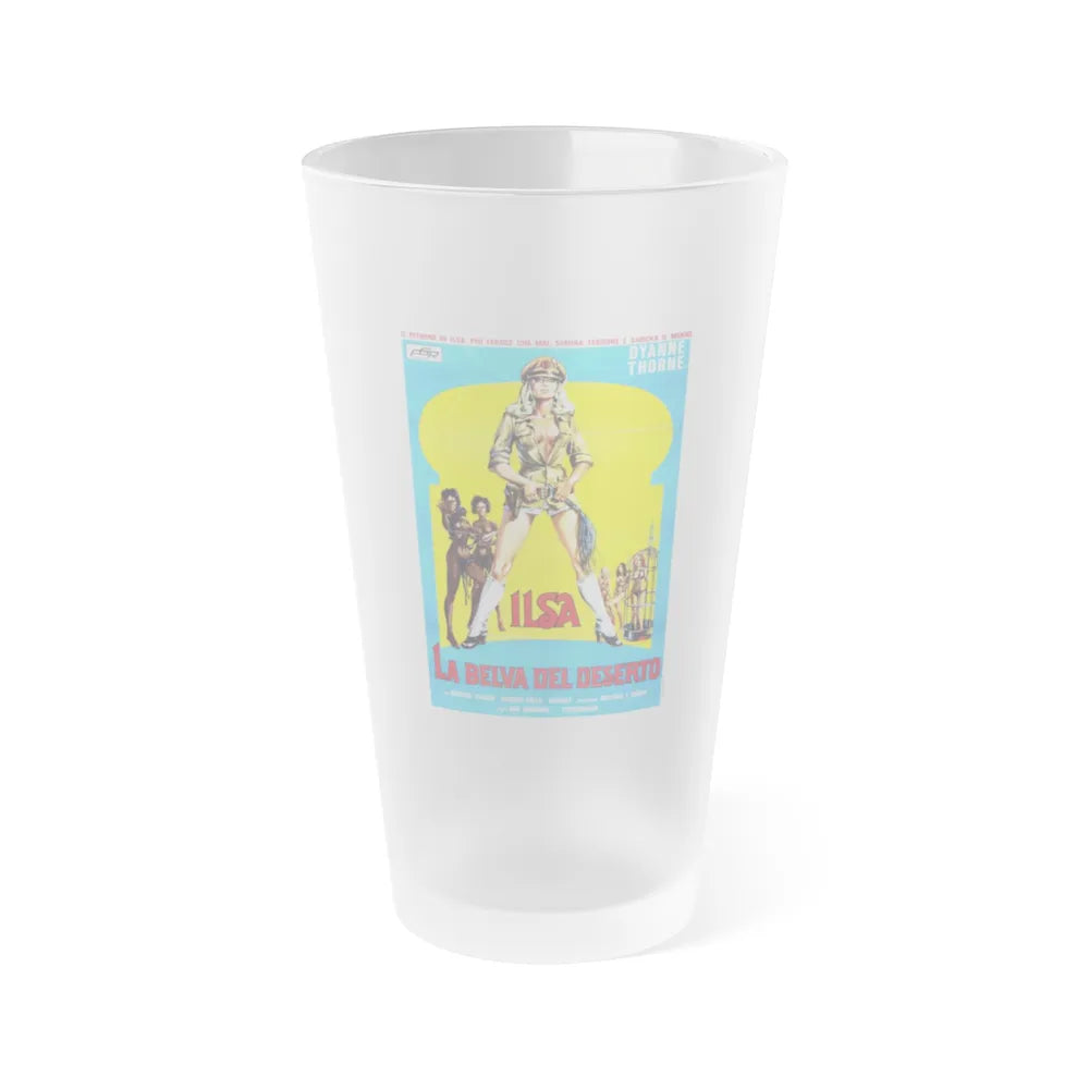 ILSA HAREM KEEPER OF THE OIL SHEIKS (2) 1976 Movie Poster - Frosted Pint Glass 16oz-16oz-Frosted-Go Mug Yourself