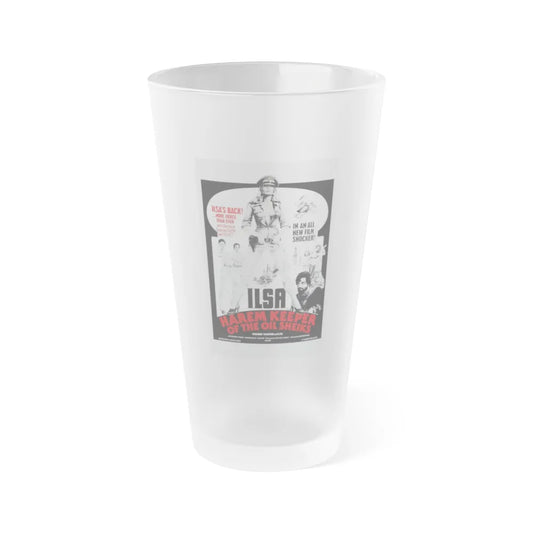 ILSA HAREM KEEPER OF THE OIL SHEIKS (3) 1976 Movie Poster - Frosted Pint Glass 16oz-16oz-Frosted-Go Mug Yourself