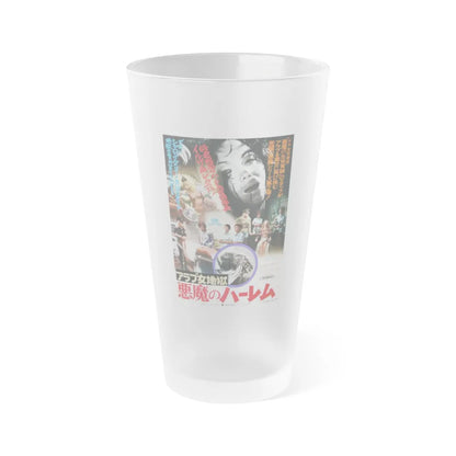 ILSA HAREM KEEPER OF THE OIL SHEIKS (ASIAN) 1976 Movie Poster - Frosted Pint Glass 16oz-16oz-Frosted-Go Mug Yourself