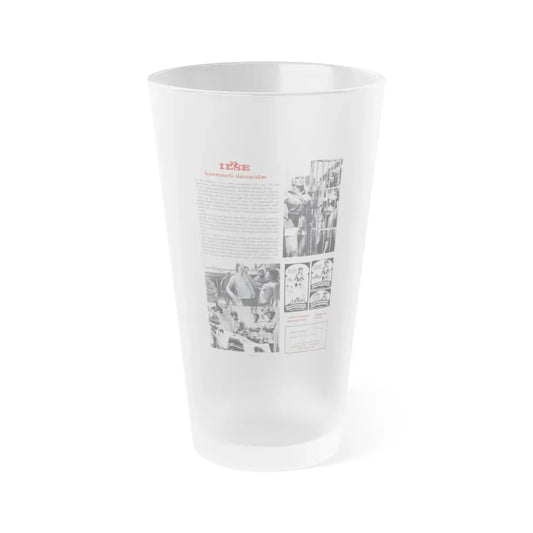 ILSA HAREM KEEPER OF THE OIL SHEIKS (CERTIFICATE) 1976 Movie Poster - Frosted Pint Glass 16oz 16oz Frosted - Go Mug Yourself