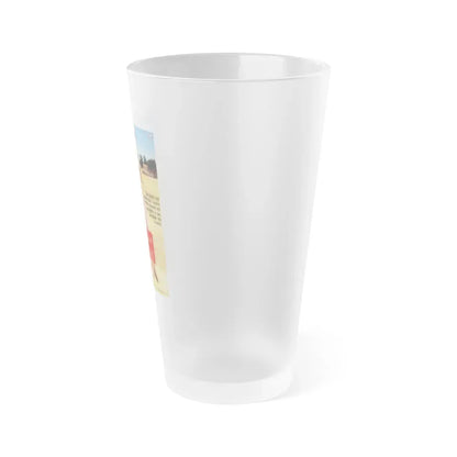 ILSA HAREM KEEPER OF THE OIL SHEIKS (GERMAN) 1976 Movie Poster - Frosted Pint Glass 16oz - Go Mug Yourself
