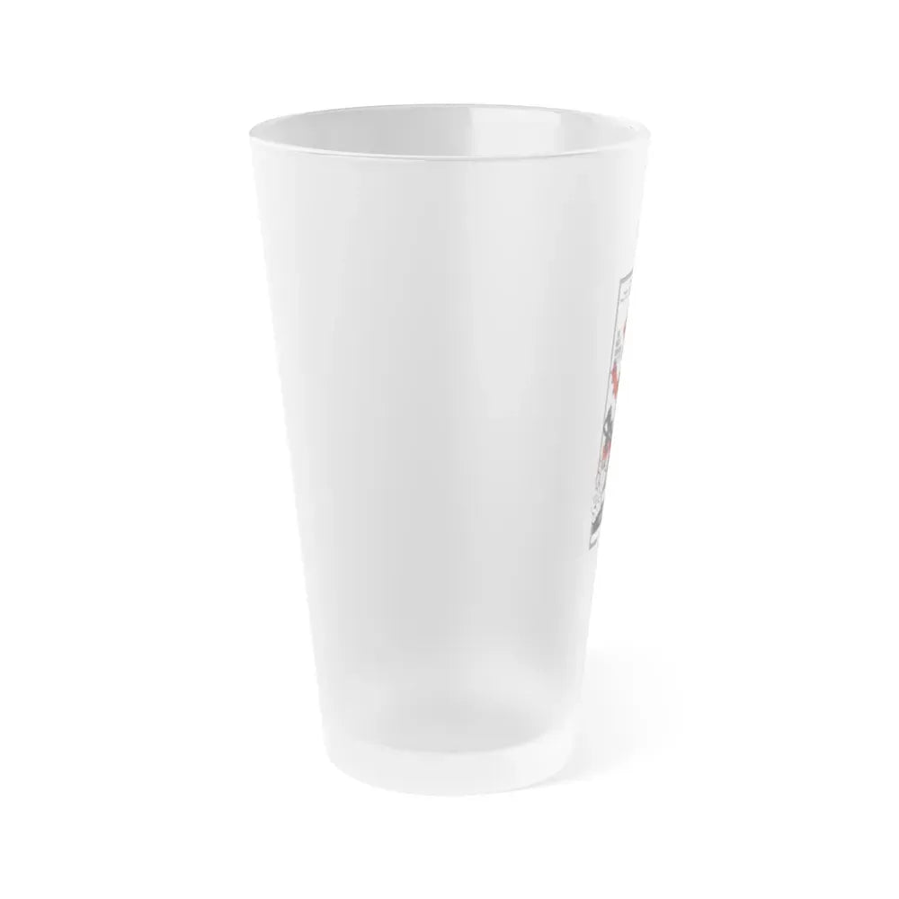 ILSA SHE-WOLF OF THE SS 1975 Movie Poster - Frosted Pint Glass 16oz - Go Mug Yourself