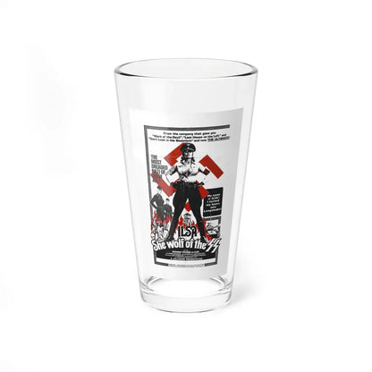 ILSA SHE-WOLF OF THE SS 1975 Movie Poster - Pint Glass 16oz 16oz - Go Mug Yourself