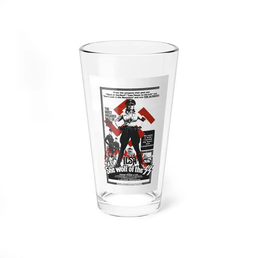 ILSA SHE-WOLF OF THE SS 1975 Movie Poster - Pint Glass 16oz 16oz - Go Mug Yourself