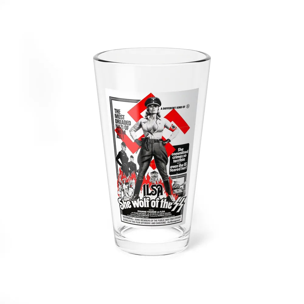 ILSA SHE-WOLF OF THE SS (2) 1975 Movie Poster - Pint Glass 16oz-16oz-Go Mug Yourself